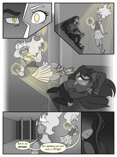 Contrast - Page 1 This is the first page of a mini-web-comic I made called Contrast.